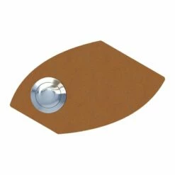 Klingeltaster Trapeze Rost RAL 8001