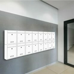 Kompakte Mini Briefkästen Wandbriefkasten Letterbox Kombinierbar -Türschilder aus Edelstahl Geschäft kompakte mini briefkaesten wandbriefkasten letterbox kombinierbar12