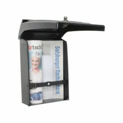 Kunststoff Briefkasten Posta Schwarz -Türschilder aus Edelstahl Geschäft kunststoff briefkasten posta schwarz5