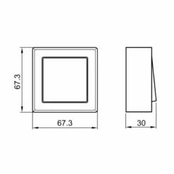 Kunststoff Türklingel Für Aufputz Montage -Türschilder aus Edelstahl Geschäft kunststoff tuerklingel fuer aufputz montage3