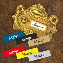 Kunststoffschild 42 X 15 Mm In Verschiedenen Farben