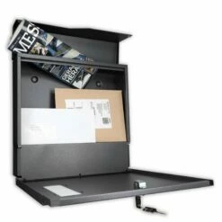 LCD Briefkasten Mit Zeitungsfach Eisenglimmer Feinstruktur DB 703 Mit 3 Makrolonfelder 8 LCD Briefkasten Mit Zeitungsfach Eisenglimmer Feinstruktur DB 703 Mit 3 Makrolonfelder -Türschilder aus Edelstahl Geschäft lcd briefkasten mit zeitungsfach eisenglimmer feinstruktur db 703 mit 3 makrolonfelder3