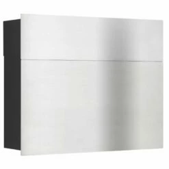 Premium Briefkasten Edelstahl Extrabreit Mit Zeitungsfach -Türschilder aus Edelstahl Geschäft lcd premium briefkasten edelstahl extrabreit mit zeitungsfach2