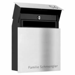 Neue Veröffentlichungen -Türschilder aus Edelstahl Geschäft lcd premium briefkasten edelstahl mit beschriftung hausnummer und namen2