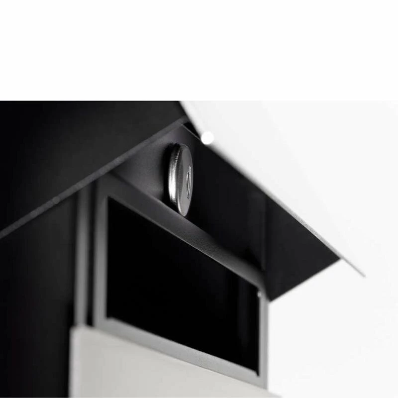 Premium Edelstahl Briefkasten Mit Namensschild 3 Premium Edelstahl Briefkasten Mit Namensschild – Bild 3