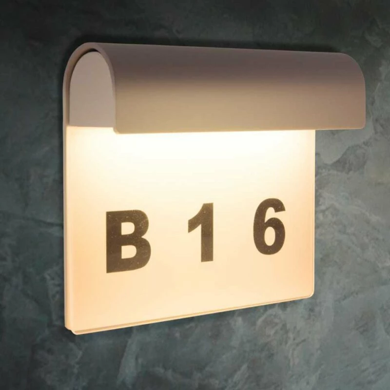 LED Hausnummer Hausnummernleuchte Inklusive Zahlensatz 2 LED Hausnummer Hausnummernleuchte Inklusive Zahlensatz – Bild 2