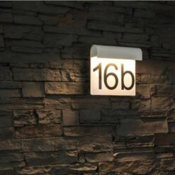 LED Hausnummer Hausnummernleuchte Inklusive Zahlensatz 6 LED Hausnummer Hausnummernleuchte Inklusive Zahlensatz -Türschilder aus Edelstahl Geschäft led hausnummer hausnummernleuchte inklusive zahlensatz3