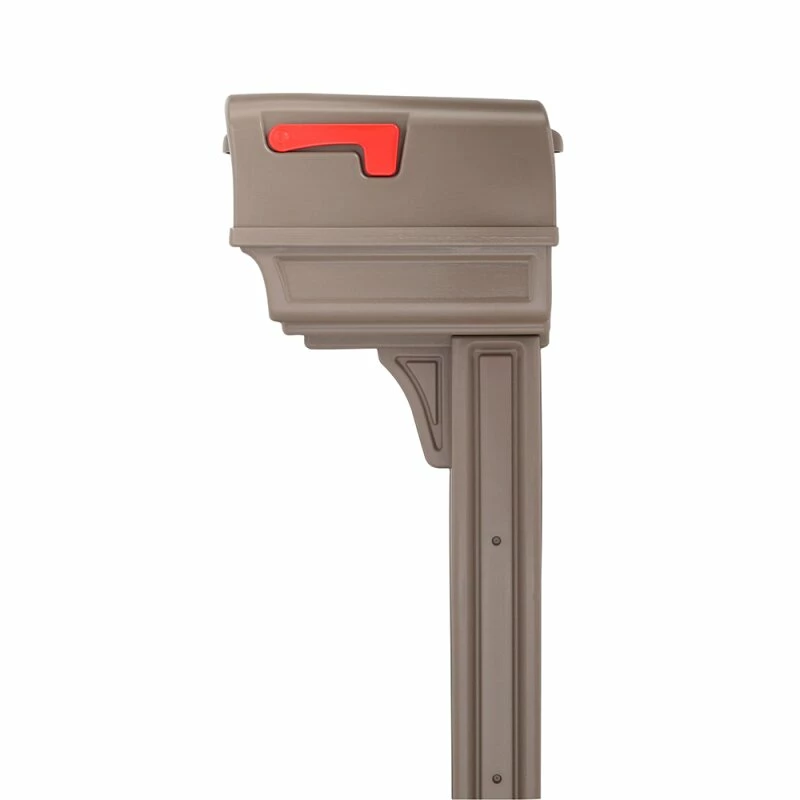 Mailbox Mit Zeitungsfach Und Standfuß Mocha 8 Mailbox Mit Zeitungsfach Und Standfuß Mocha – Bild 8