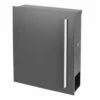 Massiver Briefkasten Pulverlackiert In RAL 9007 Graualuminium Feinstruktur Matt