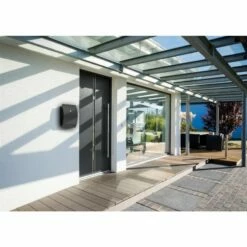 Massiver CMD Edelstahl Briefkasten Gebogen Anthrazit Grau -Türschilder aus Edelstahl Geschäft massiver cmd edelstahl briefkasten gebogen anthrazit grau3