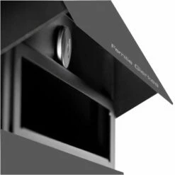 Massiver Edelstahl Briefkasten Postkasten RAL 7016 Anthrazit Grau LINOS3 -Türschilder aus Edelstahl Geschäft massiver edelstahl briefkasten postkasten ral 7016 anthrazit grau linos33