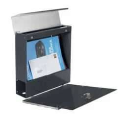 MASSIVER Edelstahl Briefkasten STRIPE Pulverbeschichtet In RAL 7016 7 MASSIVER Edelstahl Briefkasten STRIPE Pulverbeschichtet In RAL 7016 -Türschilder aus Edelstahl Geschäft massiver edelstahl briefkasten stripe pulverbeschichtet in ral 70164