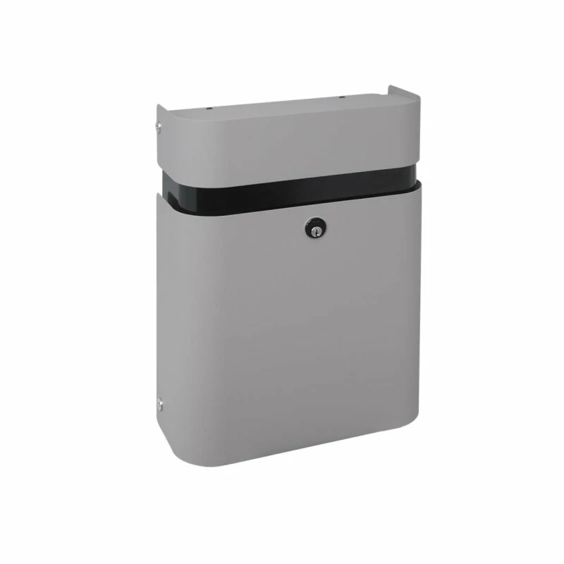 MEFA Briefkasten JUDO 640 Platingrau Struktur RAL 7036 1 MEFA Briefkasten JUDO 640 Platingrau Struktur RAL 7036