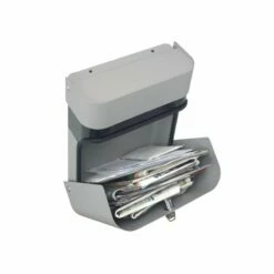 MEFA Briefkasten JUDO 640 Platingrau Struktur RAL 7036 6 MEFA Briefkasten JUDO 640 Platingrau Struktur RAL 7036 -Türschilder aus Edelstahl Geschäft mefa briefkasten judo 640 platingrau struktur ral 70363