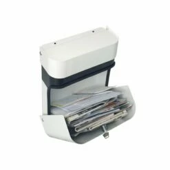 MEFA Briefkasten JUDO 640 Verkehrsweiß Glänzend RAL 9016 -Türschilder aus Edelstahl Geschäft mefa briefkasten judo 640 verkehrsweiss glaenzend ral 90163