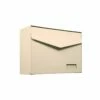 MEFA Briefkasten LETTER 113 Mit Namensschild Elfenbein Semi Matt RAL 1014