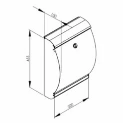 MEFA Briefkasten PUFFIN 300 Tiefschwarz Struktur RAL 9005 Und Edelstahl 5 MEFA Briefkasten PUFFIN 300 Tiefschwarz Struktur RAL 9005 Und Edelstahl -Türschilder aus Edelstahl Geschäft mefa briefkasten puffin 300 tiefschwarz struktur ral 9005 und edelstahl3