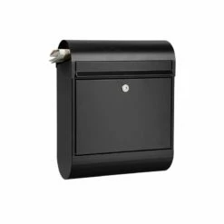 MEFA Briefkasten RUBY 866 Tiefschwarz Glänzend RAL 9005