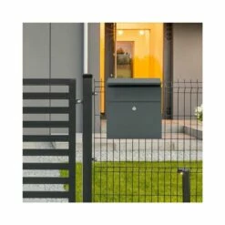 MEFA Briefkasten SERENADE 162 Basaltgrau Semi-Matt RAL 7012 6 MEFA Briefkasten SERENADE 162 Basaltgrau Semi-Matt RAL 7012 -Türschilder aus Edelstahl Geschäft mefa briefkasten serenade 162 basaltgrau semi matt ral 70123