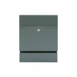 MEFA Briefkasten SERENADE 163 Basaltgrau Semi-Matt RAL 7012 -Türschilder aus Edelstahl Geschäft mefa briefkasten serenade 163 basaltgrau semi matt ral 70123