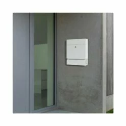 MEFA Briefkasten SERENADE 163 Verkehrsweiß Glänzend RAL 9016 -Türschilder aus Edelstahl Geschäft mefa briefkasten serenade 163 verkehrsweiss glaenzend ral 90164