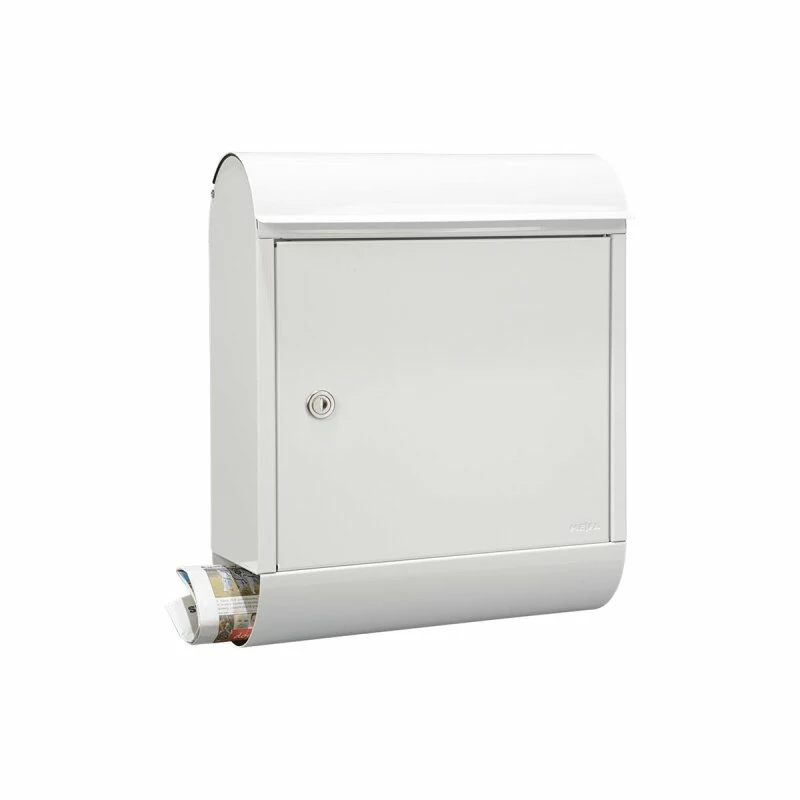 MEFA Briefkasten TOPAZ 844 Verkehrsweiß Glänzend RAL 9016 1 MEFA Briefkasten TOPAZ 844 Verkehrsweiß Glänzend RAL 9016
