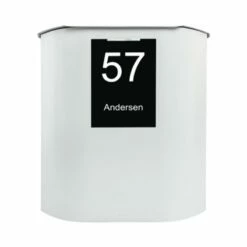 MEFA Briefkasten UFO 650 Verkehrsweiß Glänzend 9016 -Türschilder aus Edelstahl Geschäft mefa briefkasten ufo 650 verkehrsweiss glaenzend 90162