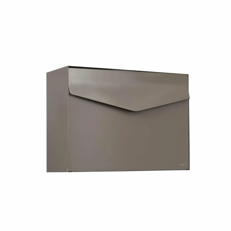 MEFA Edelstahl Briefkasten LETTER 112 Beigegrau Semi Matt RAL 7006 1 MEFA Edelstahl Briefkasten LETTER 112 Beigegrau Semi Matt RAL 7006