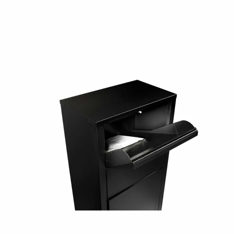 MEFA Paketbriefkasten HAZEL 477 Tiefschwarz Struktur RAL 9005 4 MEFA Paketbriefkasten HAZEL 477 Tiefschwarz Struktur RAL 9005 – Bild 4