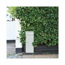 MEFA Paketbriefkasten HAZEL 477 Verkehrsweiß Glänzend RAL 9016 -Türschilder aus Edelstahl Geschäft mefa paketbriefkasten hazel 477 verkehrsweiss glaenzend ral 90164