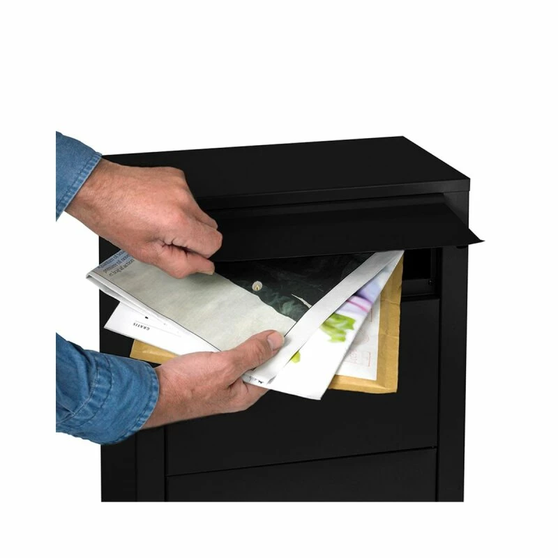 MEFA Paketbriefkasten ROWAN 471 Tiefschwarz Struktur RAL 9005 3 MEFA Paketbriefkasten ROWAN 471 Tiefschwarz Struktur RAL 9005 – Bild 3