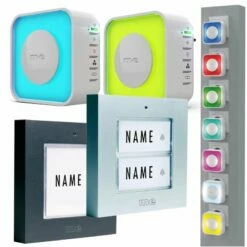 Mehrfamilien Funk Türklingel 200m Reichweite Mit 8 Klingeltönen Betrieb Steckdose