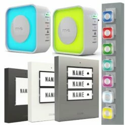 Mehrfamilien Funk Türklingel 500m Reichweite Mit 16 Klingeltönen Betrieb Steckdose