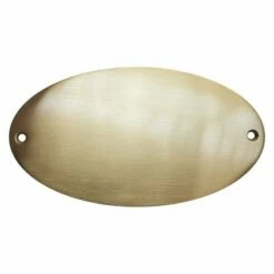 Messingschild Oval 135 X 65 Mm Mit Beschriftung -Türschilder aus Edelstahl Geschäft messingschild oval 135 x 65 mm mit beschriftung2