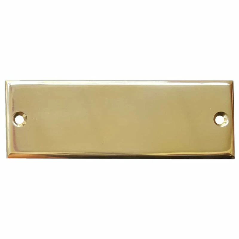 Messingschild Rechteckig 115 X 40 Mm Mit Beschriftung 2 Messingschild Rechteckig 115 X 40 Mm Mit Beschriftung – Bild 2