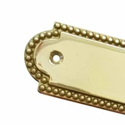 Messingschild Rustikal Mit Perlrand 130x30mm -Türschilder aus Edelstahl Geschäft messingschild rustikal mit perlrand 130x30mm3