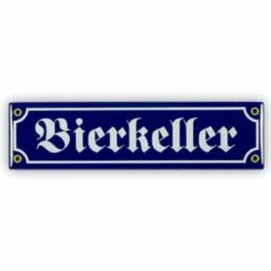 Mini-Straßenschild Bierkeller