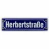 Mini-Straßenschild Herbertstraße