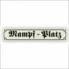 Mini-Straßenschild Mampf-Platz