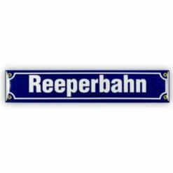 Mini-Straßenschild Reeperbahn