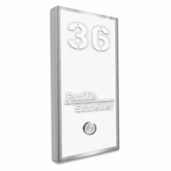 Moderne Aufputz Türklingel Edelstahl Beleuchtet 110 X 250 Mm -Türschilder aus Edelstahl Geschäft moderne aufputz tuerklingel edelstahl beleuchtet 110 x 250 mm6