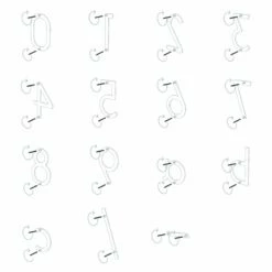 Moderne Hausnummer Aus Pulverbeschichtetem Edelstahl 15 Cm -Türschilder aus Edelstahl Geschäft moderne hausnummer aus pulverbeschichtetem edelstahl 15 cm2