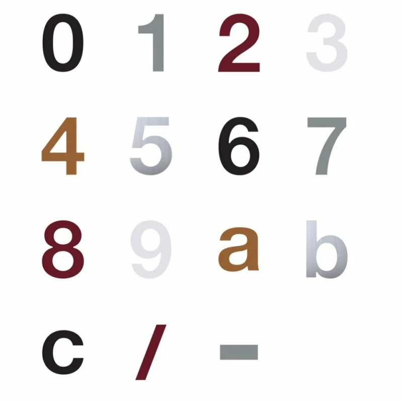 Moderne Hausnummer Bold Aus Pulverbeschichtetem Edelstahl 12 Cm 1 Moderne Hausnummer Bold Aus Pulverbeschichtetem Edelstahl 12 Cm