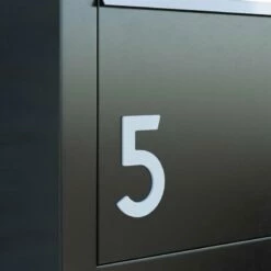 Moderne Hausnummer BRAX Aus Acrylglas 7,5 Cm -Türschilder aus Edelstahl Geschäft moderne hausnummer brax aus acrylglas 75 cm6