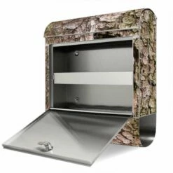 Moderner Briefkasten Mailbox Wandbriefkasten Edelstahl Eule -Türschilder aus Edelstahl Geschäft moderner briefkasten mailbox wandbriefkasten edelstahl eule4