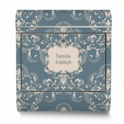 Moderner Briefkasten Mailbox Wandbriefkasten Edelstahl Royal Creme Blau -Türschilder aus Edelstahl Geschäft moderner briefkasten mailbox wandbriefkasten edelstahl royal creme blau3
