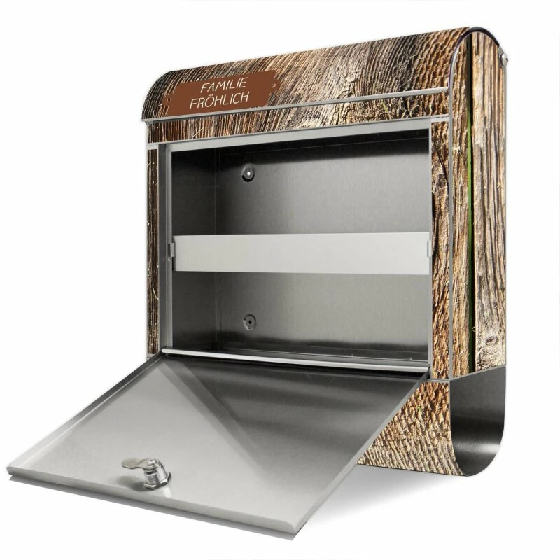 Moderner Briefkasten Mailbox Wandbriefkasten Edelstahl Rumschnüffeln 4 Moderner Briefkasten Mailbox Wandbriefkasten Edelstahl Rumschnüffeln – Bild 4