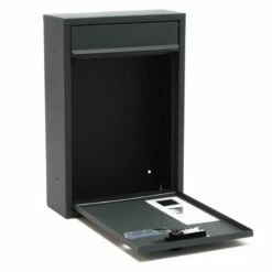 Moderner Wandbriefkasten Anthrazit Grau Mit Zahlenschloss Pulverbeschichtet -Türschilder aus Edelstahl Geschäft moderner wandbriefkasten anthrazit grau mit zahlenschloss pulverbeschichtet4