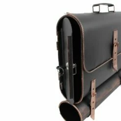 Nostalgie Briefkasten Schulranzen Mit Zeitungsrolle In Bronze -Türschilder aus Edelstahl Geschäft nostalgie briefkasten schulranzen mit zeitungsrolle in bronze entnahme rechts3