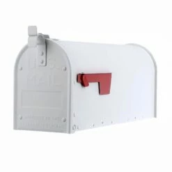 Original US-Mailbox Admiral Weiß Aluminium